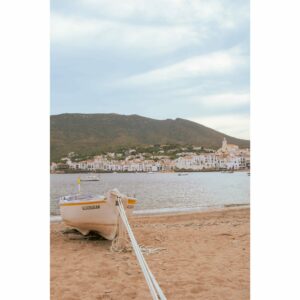 Tableau bateau à Cadaqués